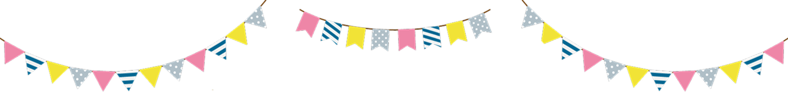 旗連結カラフル装飾