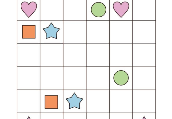 ハート四角星クイズ